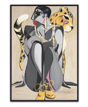 Josephine Baker By Simona Florea, – Leinwandbild