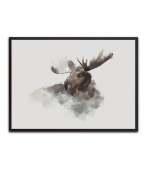 Elk By Gabriella Roberg – Leinwandbild