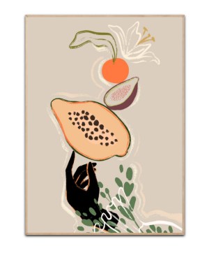 Balancing fruit - Stadt Arty Guava, Poster