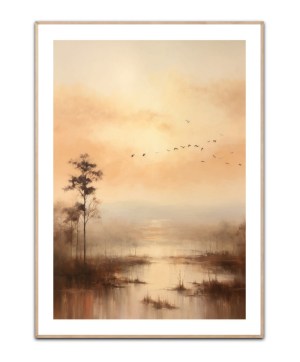 Autumn Sunrise, Poster