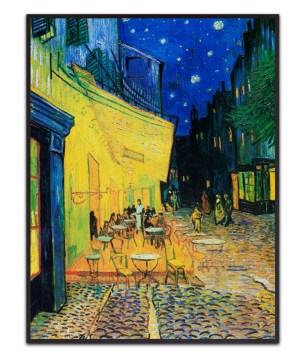 Van Gogh, Café Terrace at night – Leinwandbild