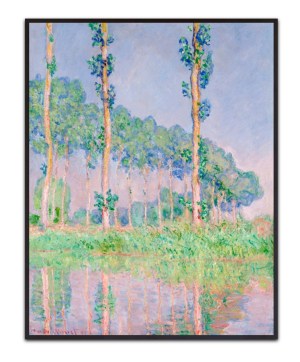 Monet, Poplars – Leinwandbild