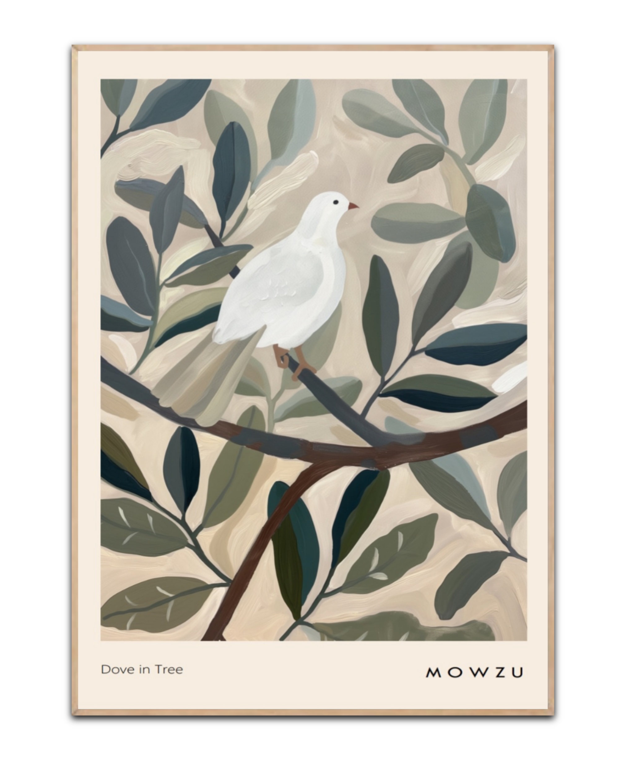 Dove in tree x Mowzu Poster
