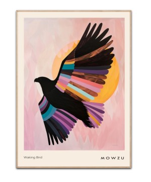 Waking bird von Mowzu, Poster