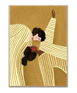 Two Line Women von Bea Müller, Poster