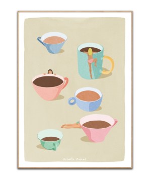 Coffee Ladies von Giselle Dekel, Poster