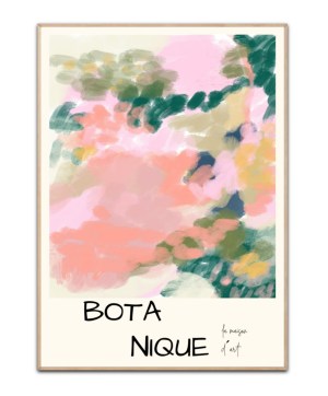La botanique maison d´art, Poster