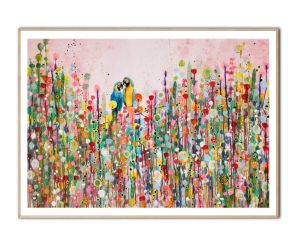 Love Feathers Poster von Sylvie Demers