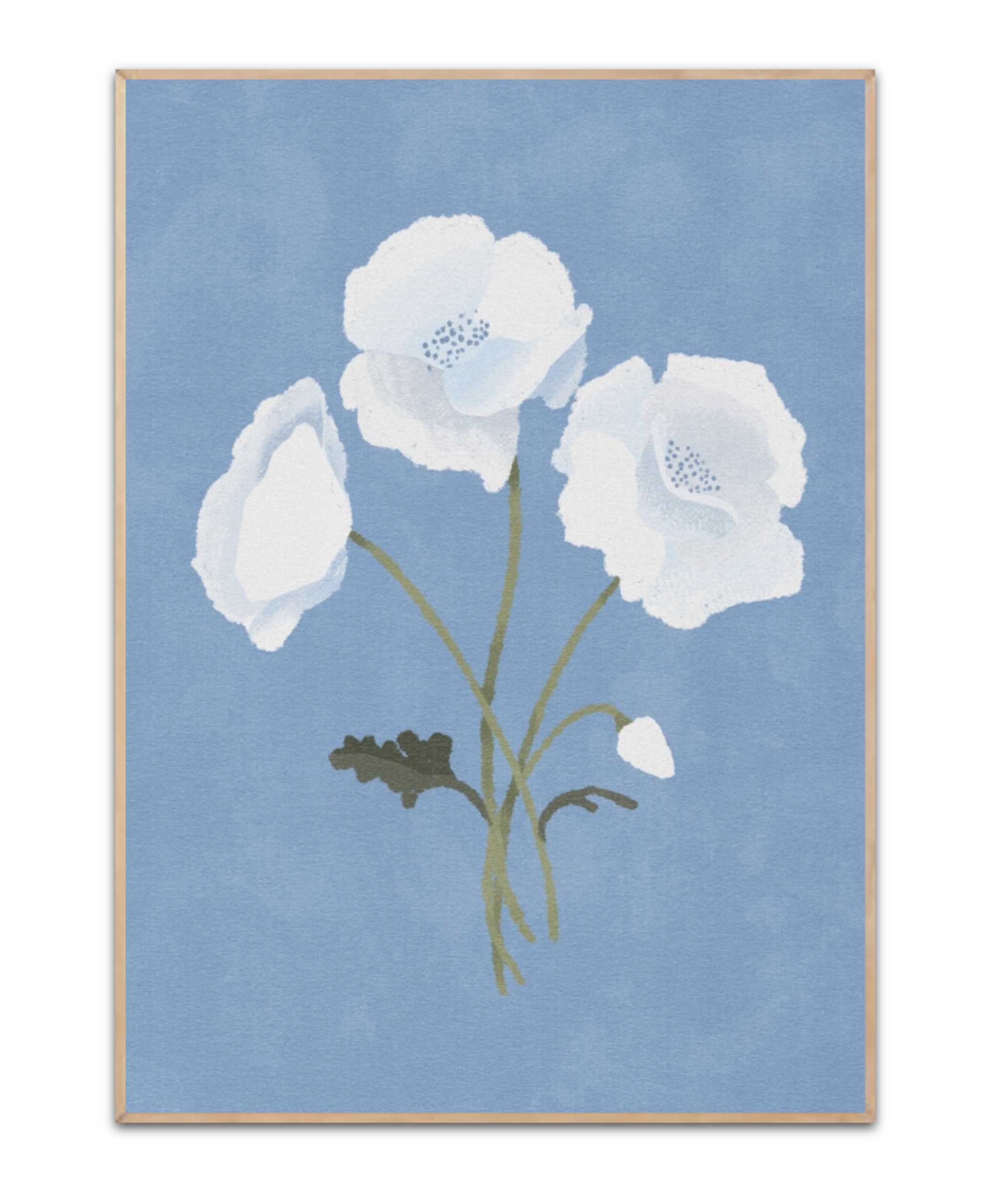 White On Blue von Goed Blauw