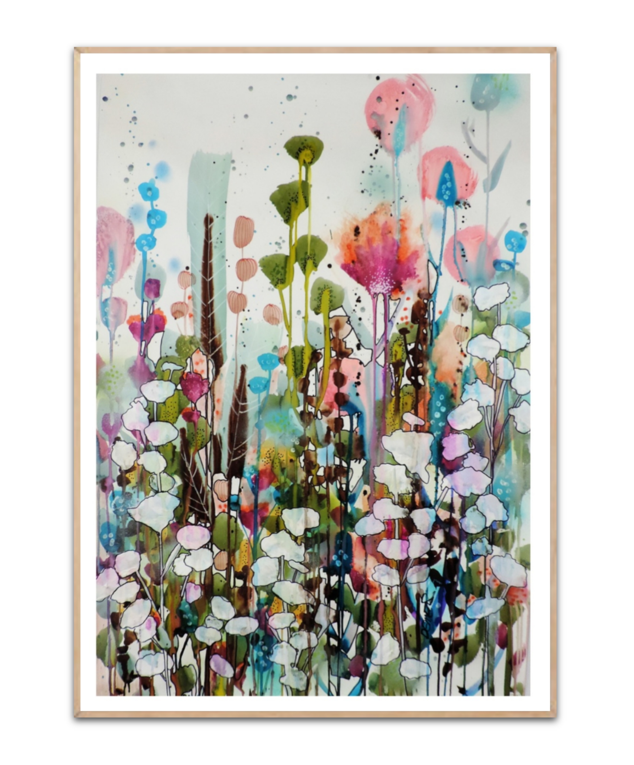 Floral Garden Poster von Sylvie Demers
