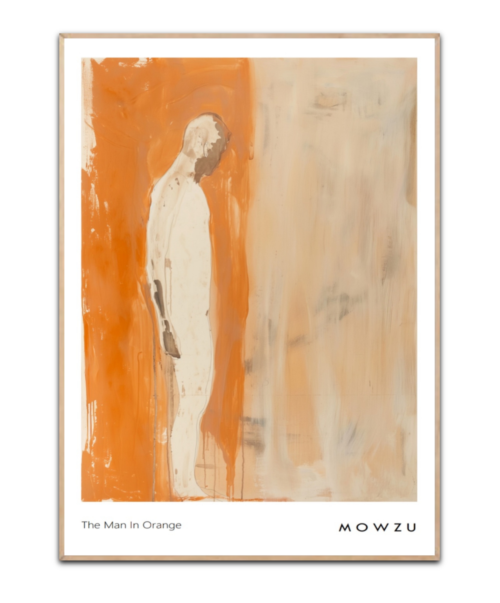 The Man In Orange Poster von Mowzu