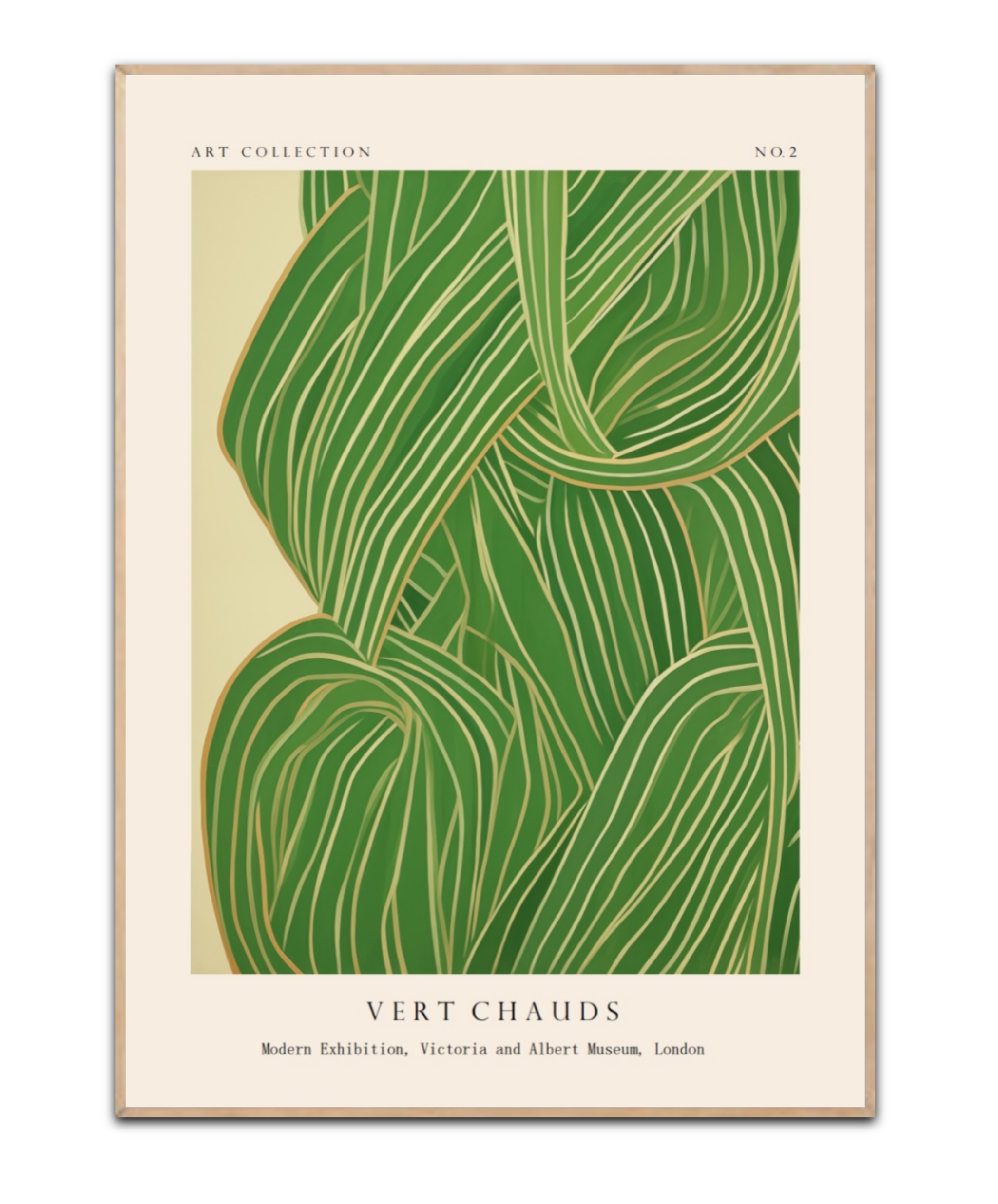Vert Chauds collection no.2 Green, Poster
