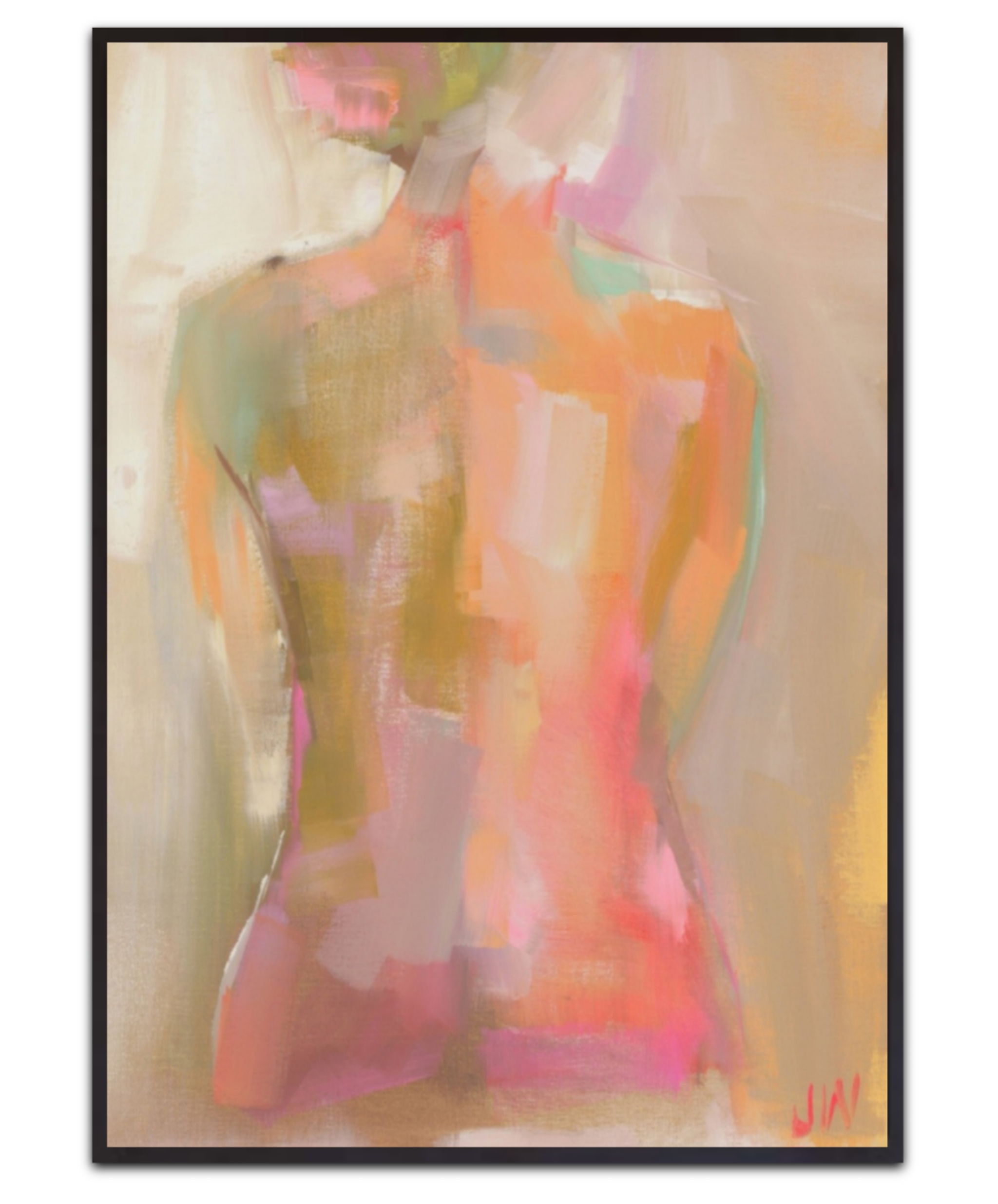Womans Back By Jenny westenhofer – Leinwandbild
