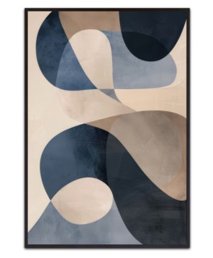 Scandi Abstract 2 By Bilge Paksoylu – Leinwandbild