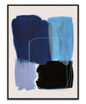 Abstract Brush Strokes 120x by Mareike Böhmer – Leinwandbild