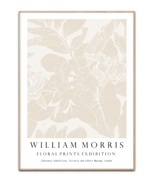 William Morris Flower print Poster
