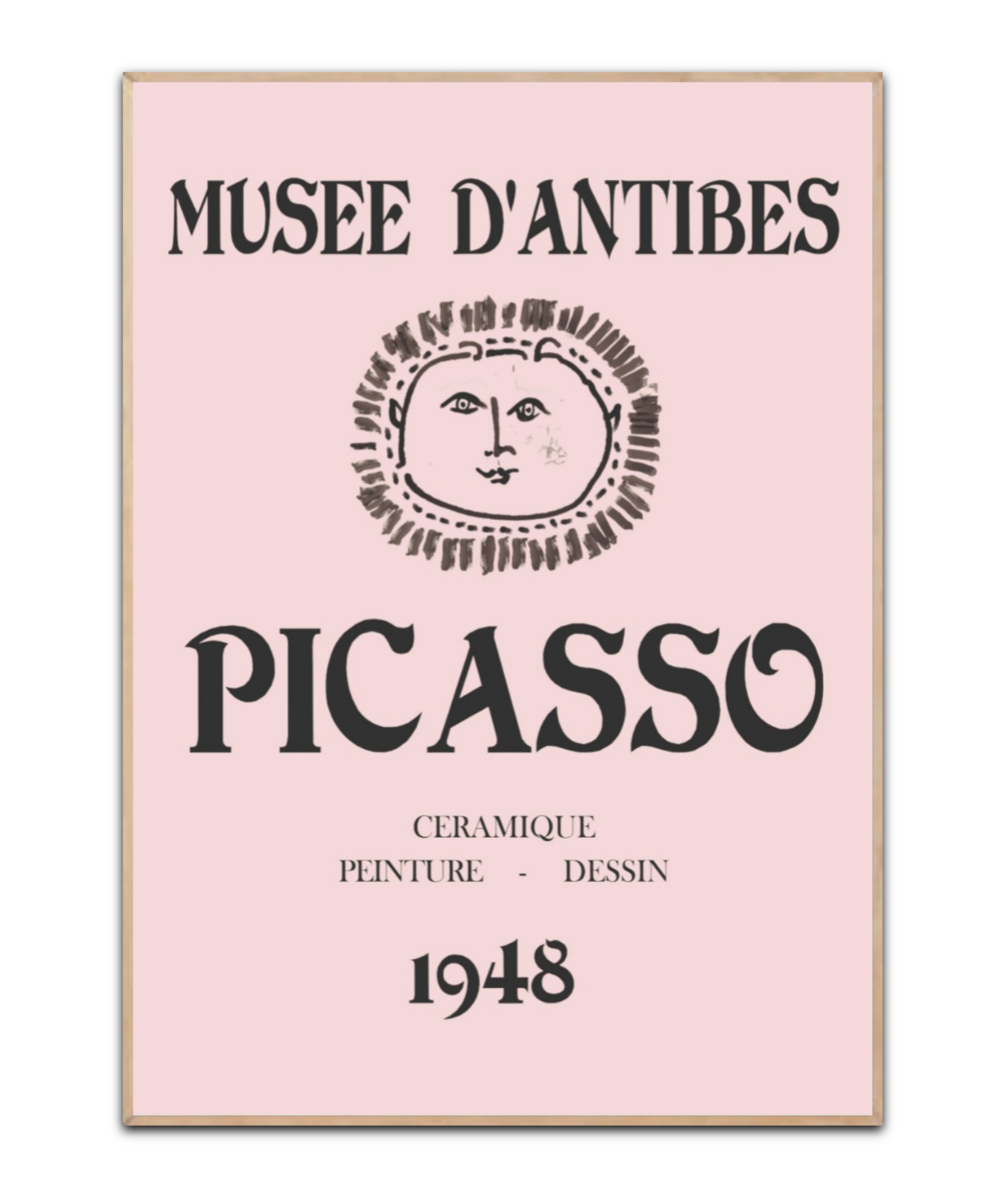 Picasso Musee D´antibes Rosa Poster