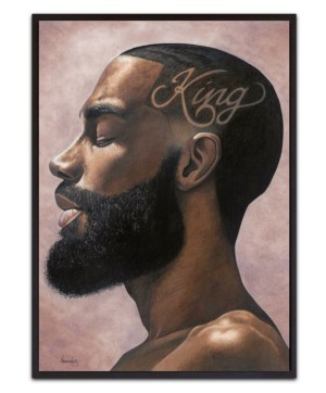 King by Manasseh Johnson Sr. – Leinwandbild
