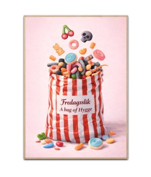 Fredagsslik - A bag of hygge Poster
