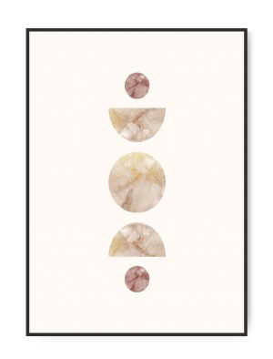 Mønster 2, 50 x 70 cm Poster