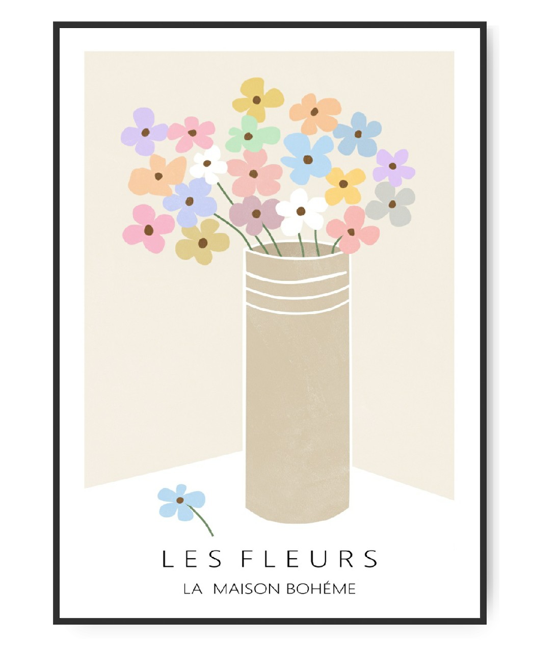 Les Fleurs Vase - Poster – Bild 5