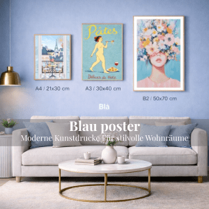 Blau Poster