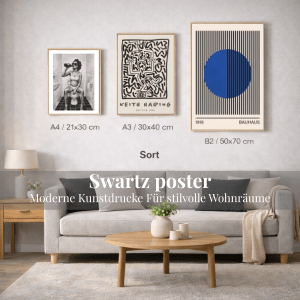 Schwarz Poster