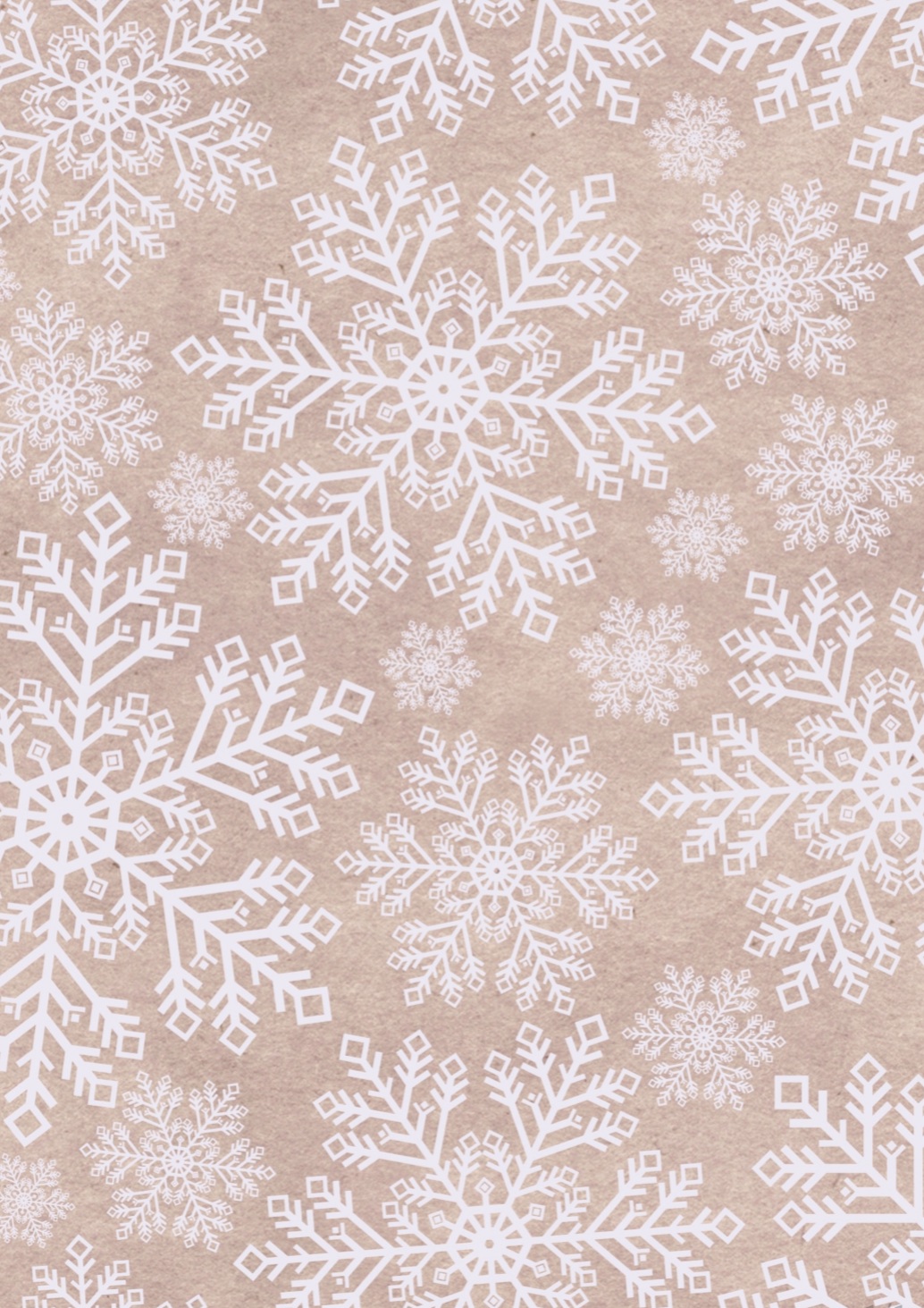 Beige Snowflakes Str. A3 – Bild 2