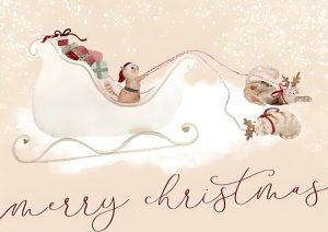 JulePoster/kort No. 1, Str. A5 (15x21 cm)