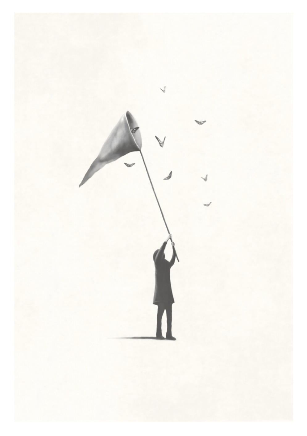 Catching Butterflies 70x100 cm Poster – Bild 2
