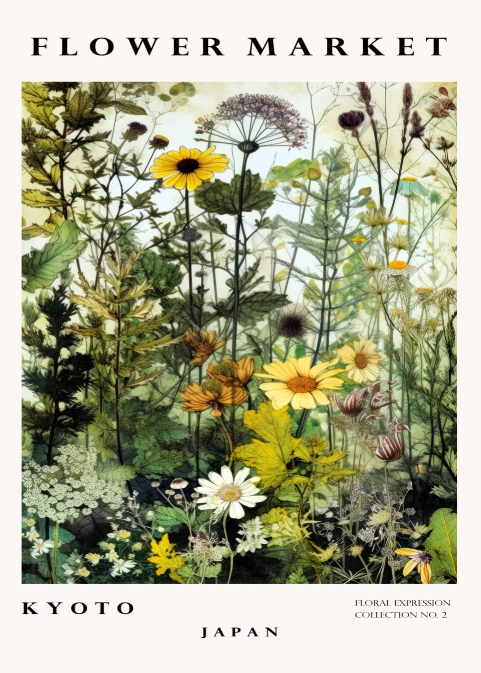 Flower Market Kyoto, Poster – Bild 5
