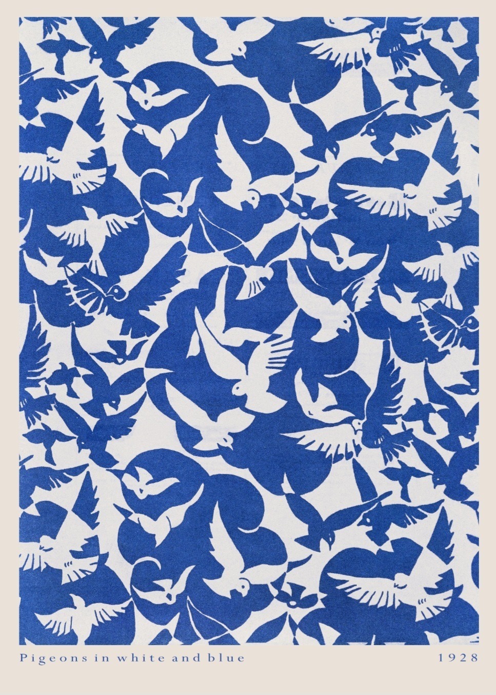 Pigeons in white and blue 1928 - Poster – Bild 5
