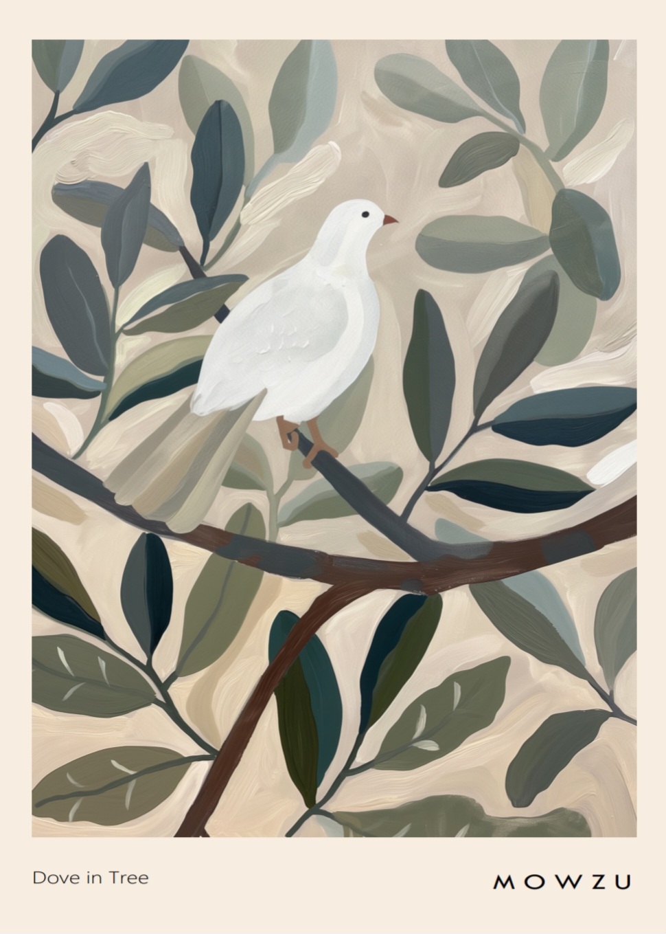 Dove in tree x Mowzu Poster – Bild 5