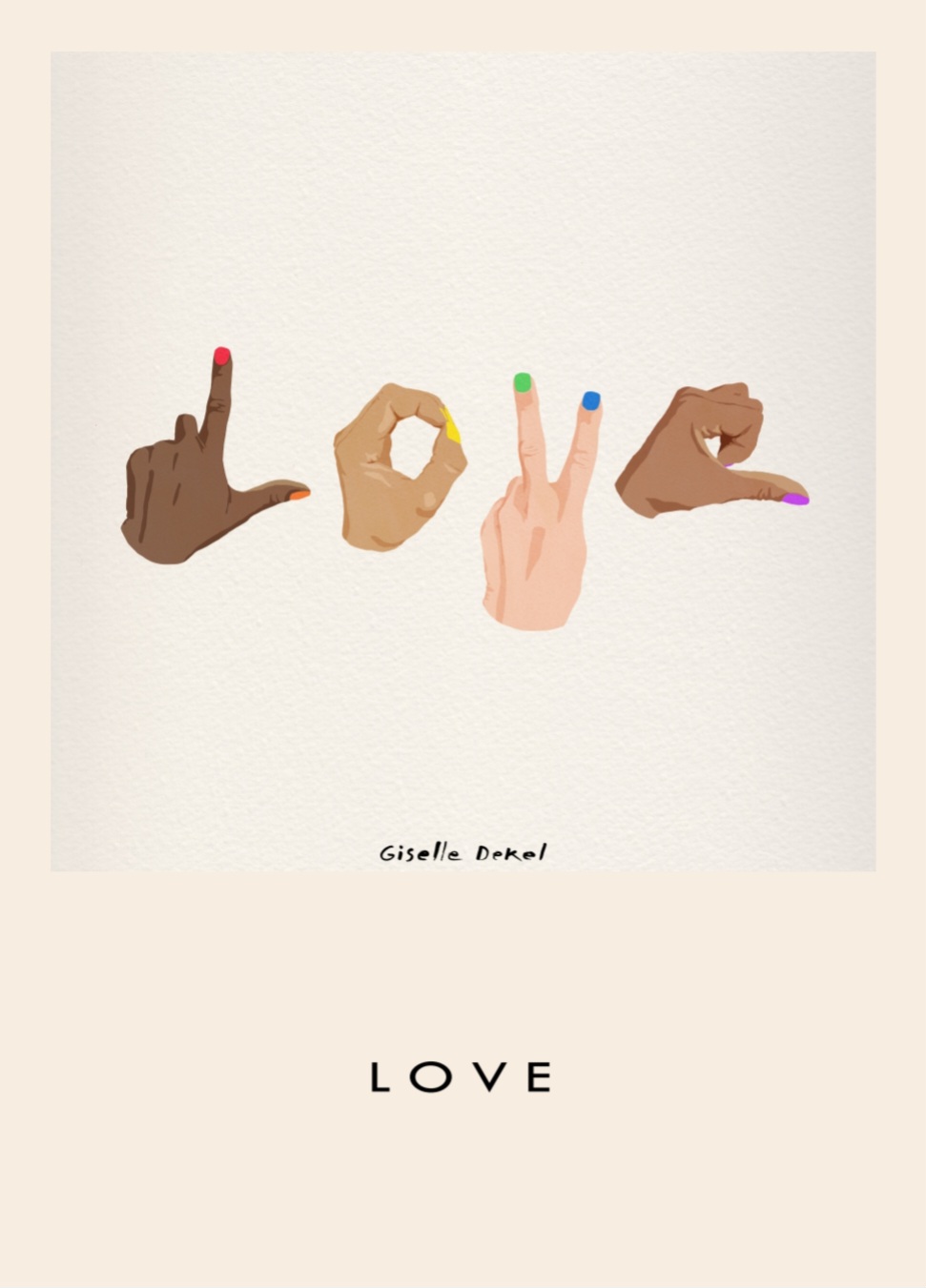 Love von Giselle Dekel, Poster – Bild 5