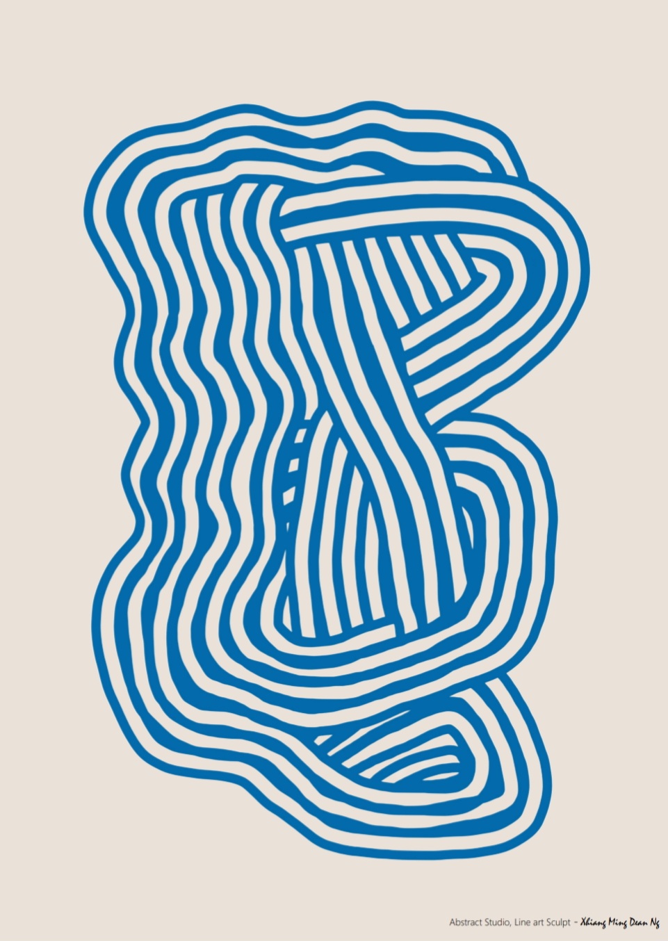 Line art Sculpt Poster von Xhiang Ming – Bild 5