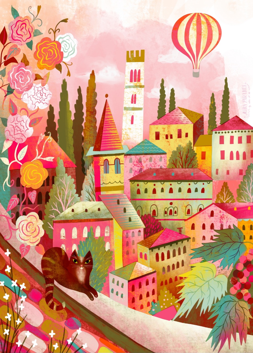 Italian Village Poster von MiraParadies – Bild 5