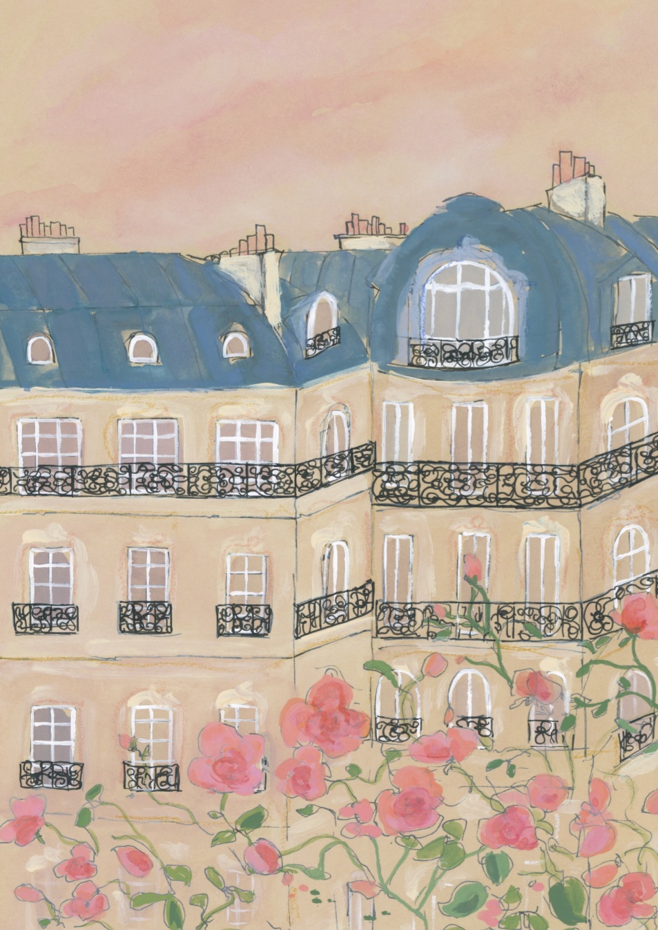 Sunset over Paris von Katharina Poster – Bild 5