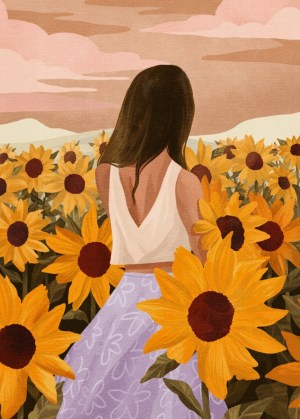 Sunflower evenings Str. A5 (15x21 cm)