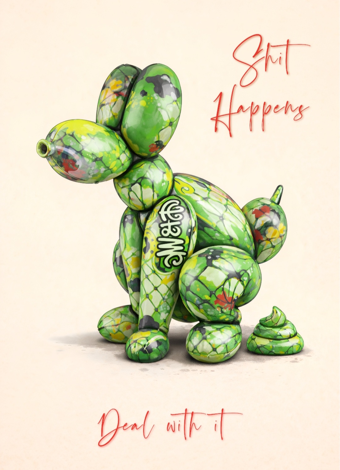 Shit happens, deal with it Poster – Bild 2