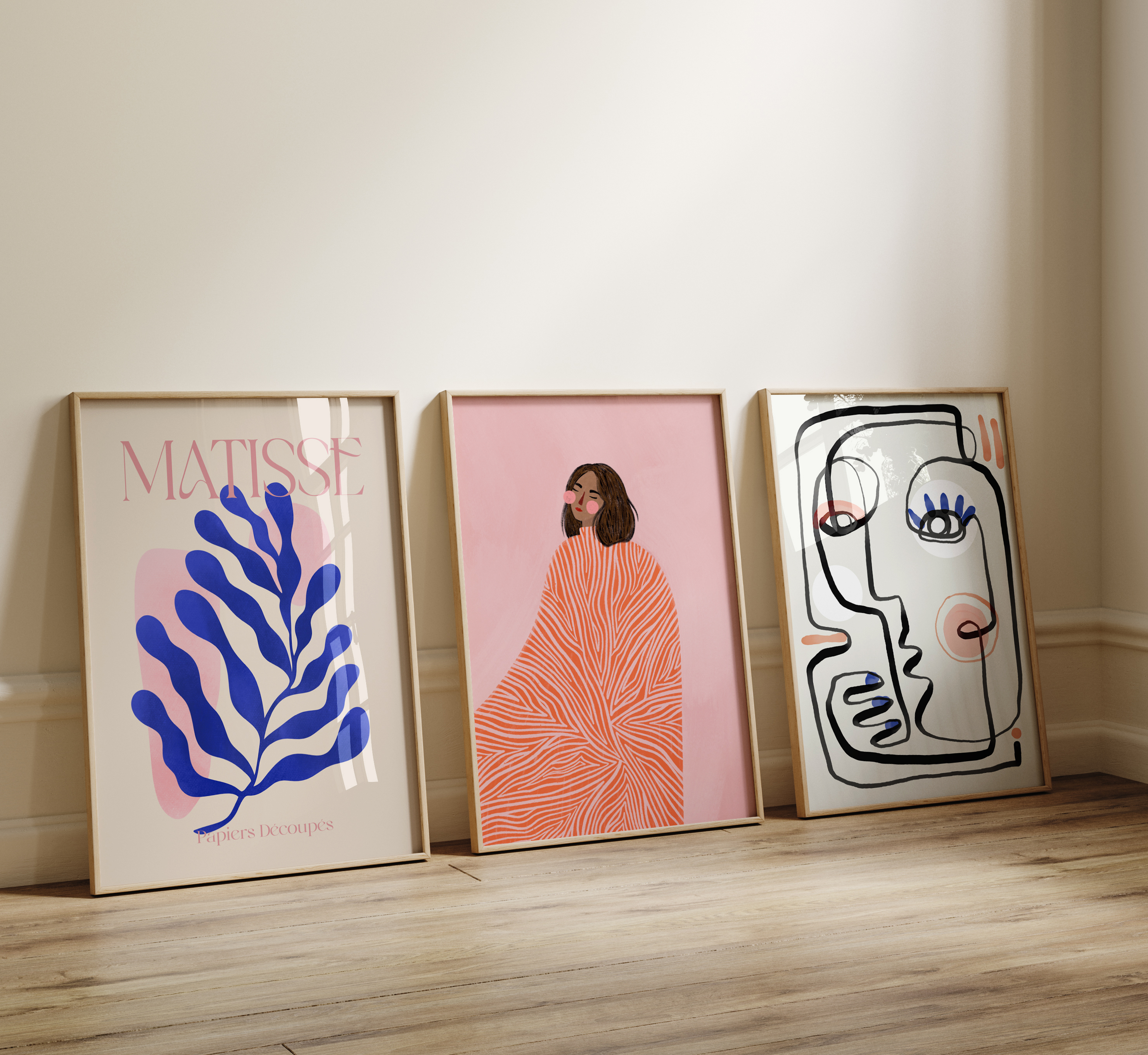 Perfekt Trio - 3 plakater in 50x70 cm - Nr. 20