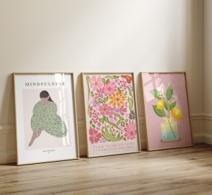 Perfekt Trio - 3 plakater in 50x70 cm - Nr. 2