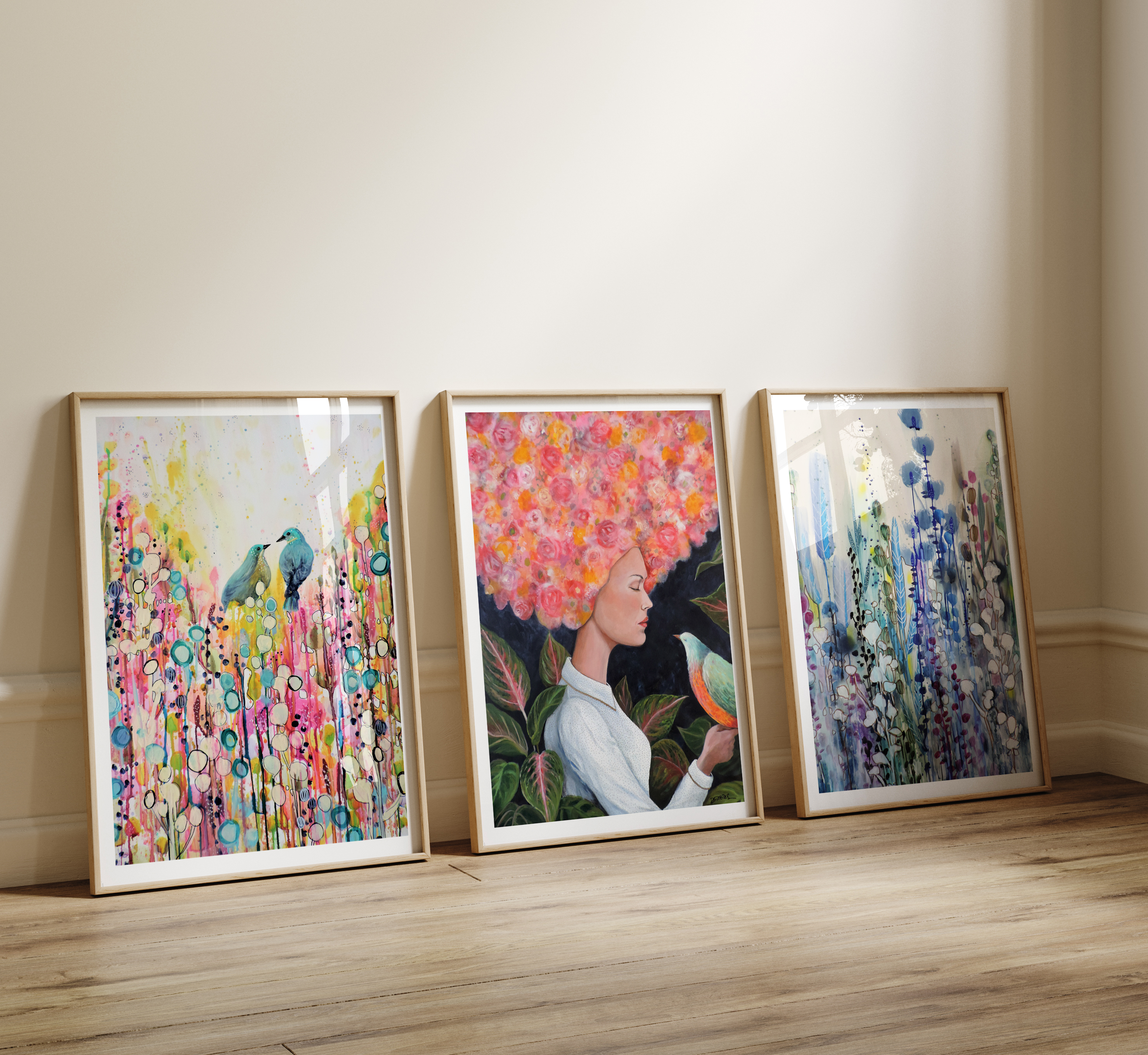 Perfekt Trio - 3 plakater in 50x70 cm - Nr. 11