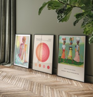 Perfekt Trio - 3 plakater in 50x70 cm - Nr. 51