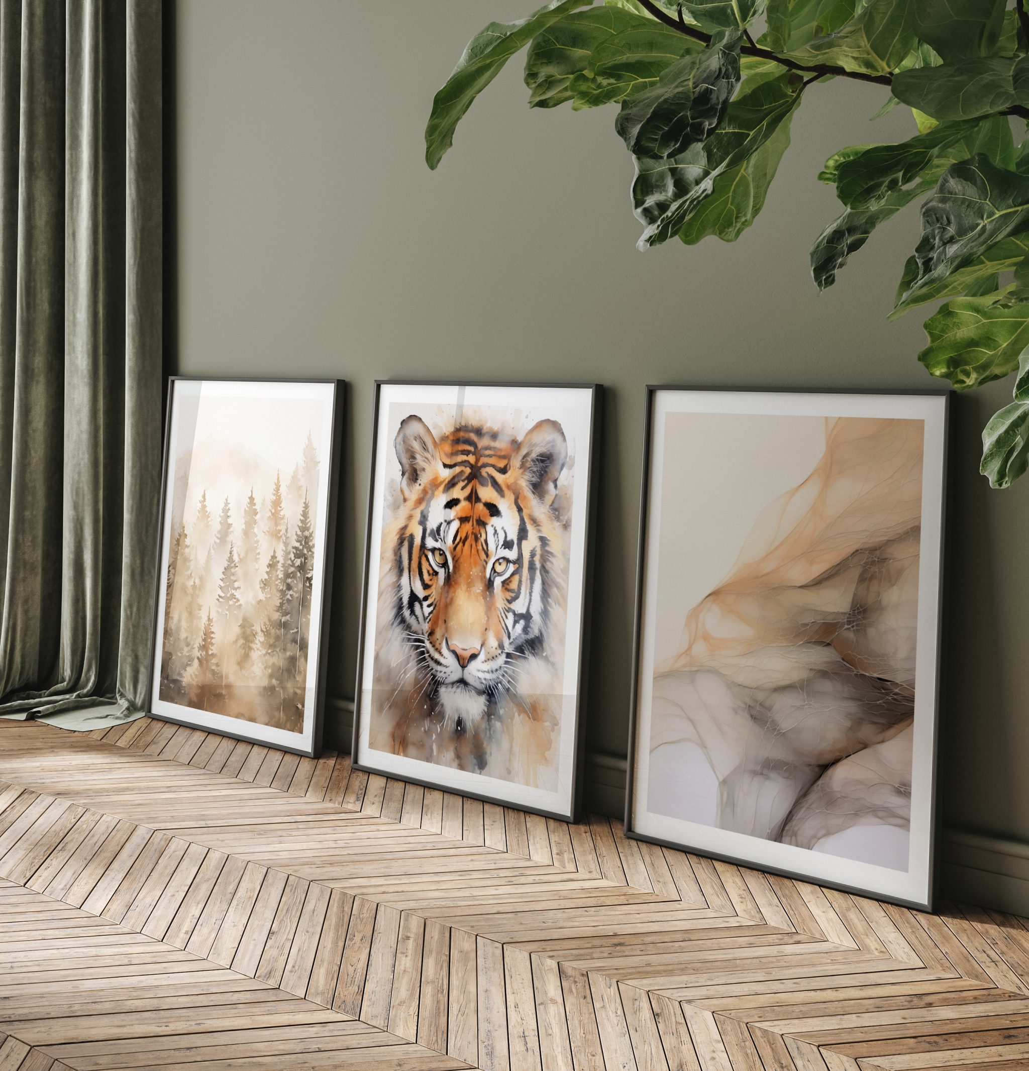 Perfekt Trio - 3 plakater in 50x70 cm - Nr. 63