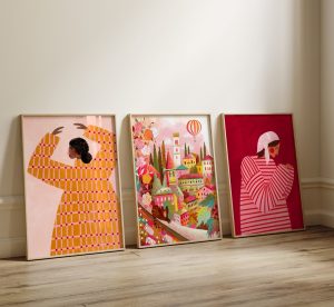 Perfekt Trio - 3 plakater in 50x70 cm - Nr. 77