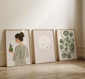 Perfekt Trio - 3 plakater in 50x70 cm - Nr. 80