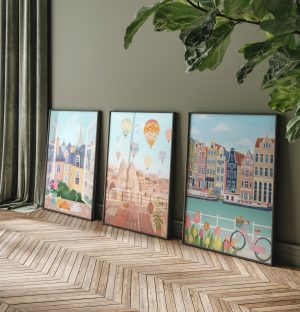 Perfekt Trio - 3 plakater in 50x70 cm - Nr. 81