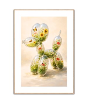 Balloondog Frühling, Poster