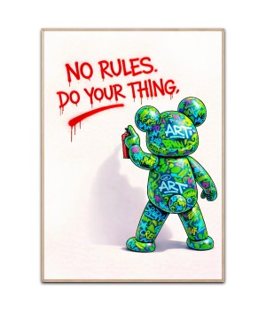 No Rules - Do your thing, Poster