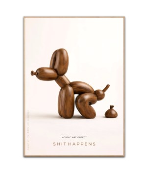 Shit Happens Nordic Art, Poster